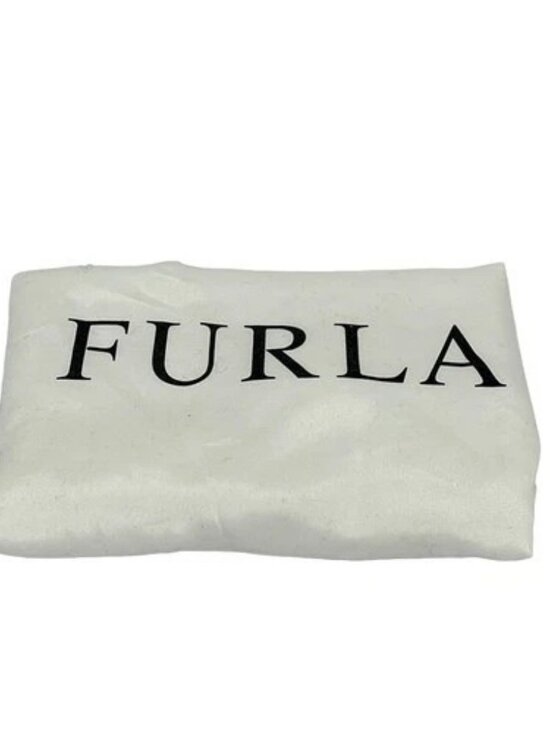 NEW FURLA HANDBAGS METROPOLIS 920408 SHOULDER BAG/CROSSBODY BAG FURLA Metropolis - Dark Navy Gray Leather Velour Shoulder Bag